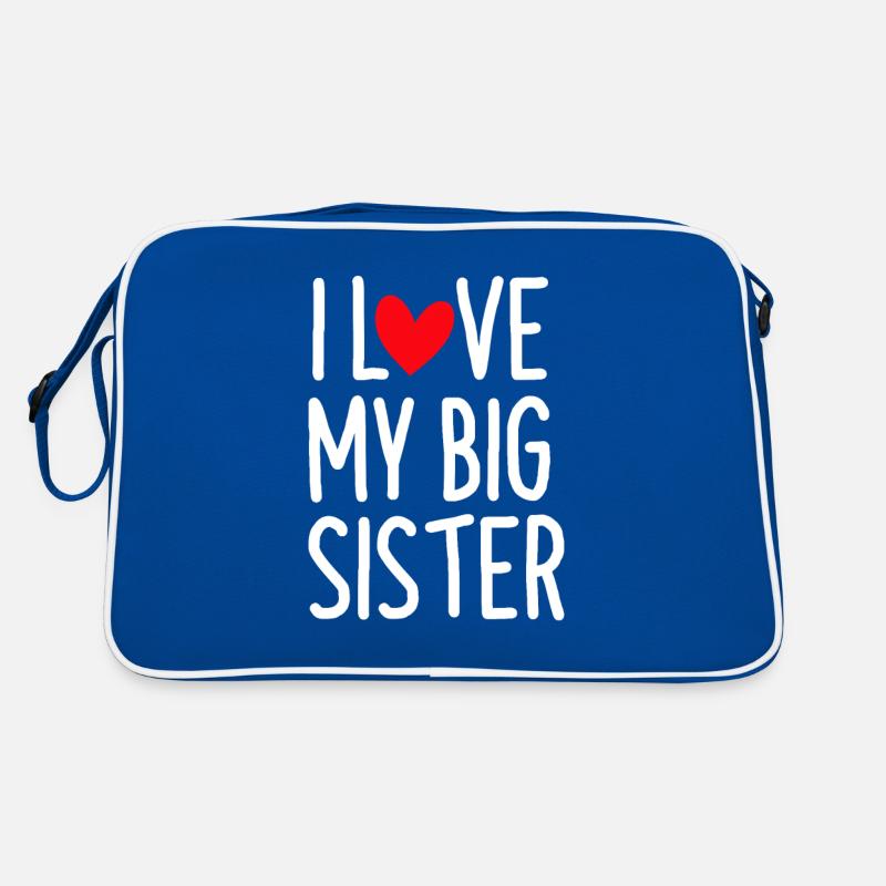 Cute Big Sister Birthday Gift for Elder Sibling Retro Bag