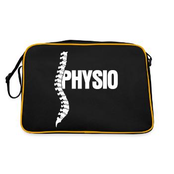 Physio & Physiotherapist - Spine - Retro Bag - black/gold - Back