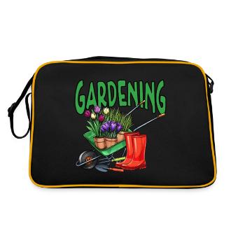 Garden Friends Nursery Nature Gift - Retro Bag - black/gold - Back