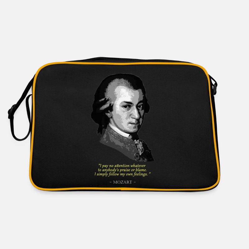MozartZitat Retro Tasche