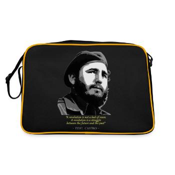 Fidel Castro Citation - Sac Retro - noir/or - Dos