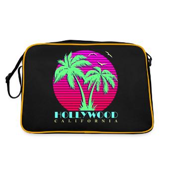 Hollywood - Retro Bag - black/gold - Back