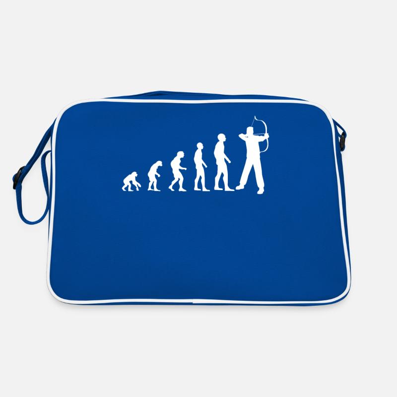 Bogenschießen Evolution Bogenschütze Geschenk Retro Tasche
