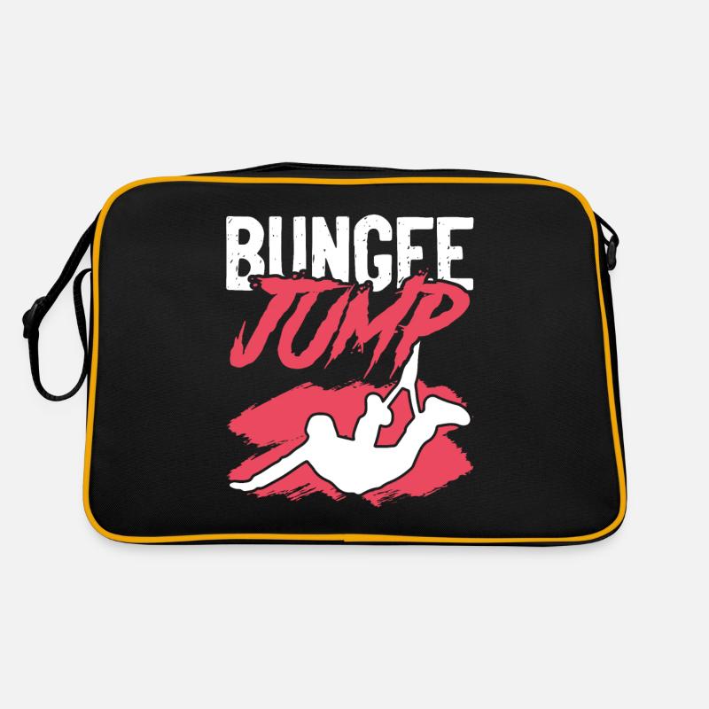 Bungee-jumping Sprung Retro Tasche