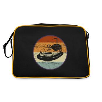 Bumper car retro fun fair 90's gift - Retro Bag - black/gold - Back