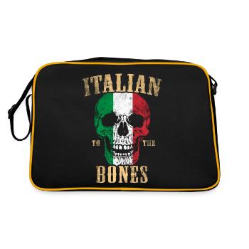 Les Italiens jusqu’aux os - Sac Retro - noir/or - Dos