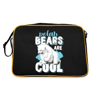 ours polaire hiver ours polaire - Sac Retro - noir/or - Dos