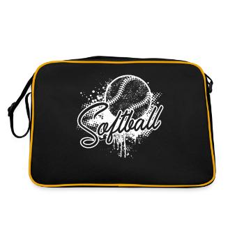 Softball Love Softball - Retro Bag - black/gold - Back