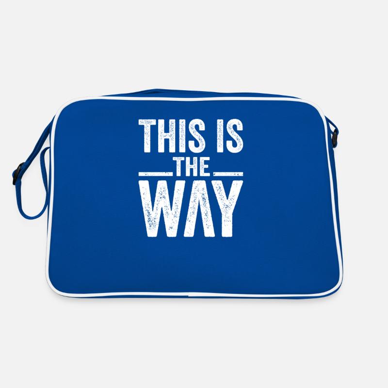 This Is The Way White Retro Bag