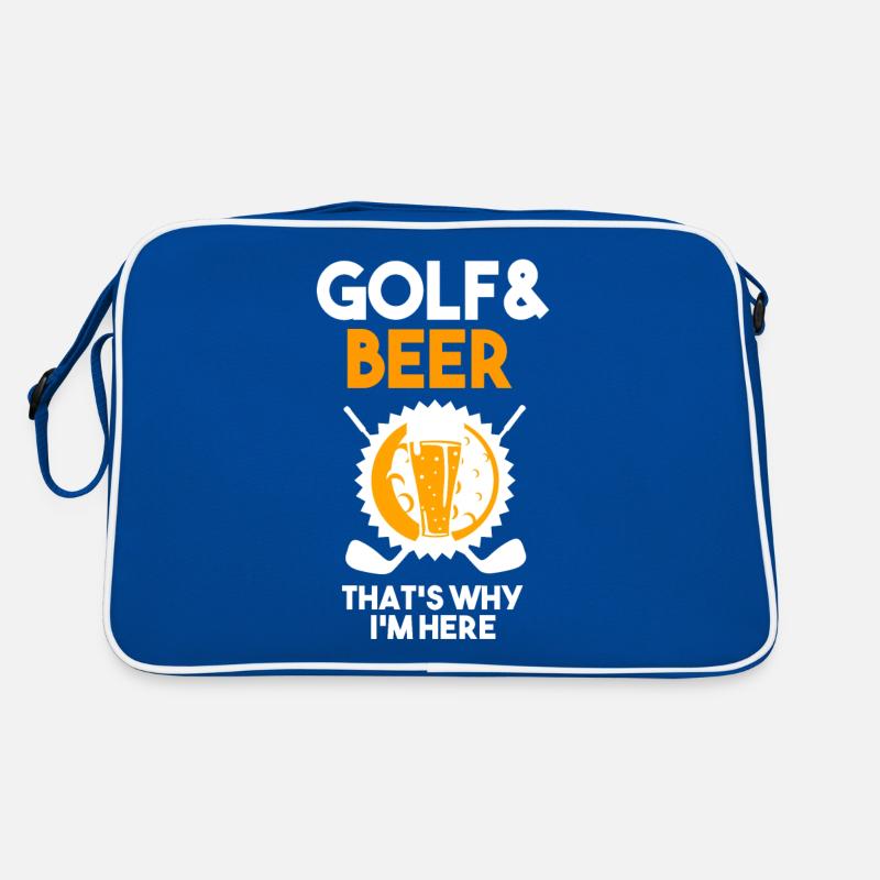 Golf Golfer Sprüche Geschenk Golfplatz Golfschwung Retro Tasche