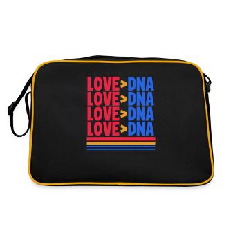 Adoption Adopted Family Foster Child Gift - Retro Bag - black/gold - Back