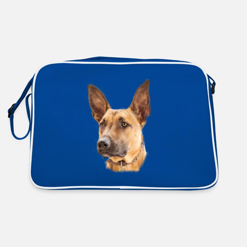 Cadeau de conception de chien belge malinois Sac Retro
