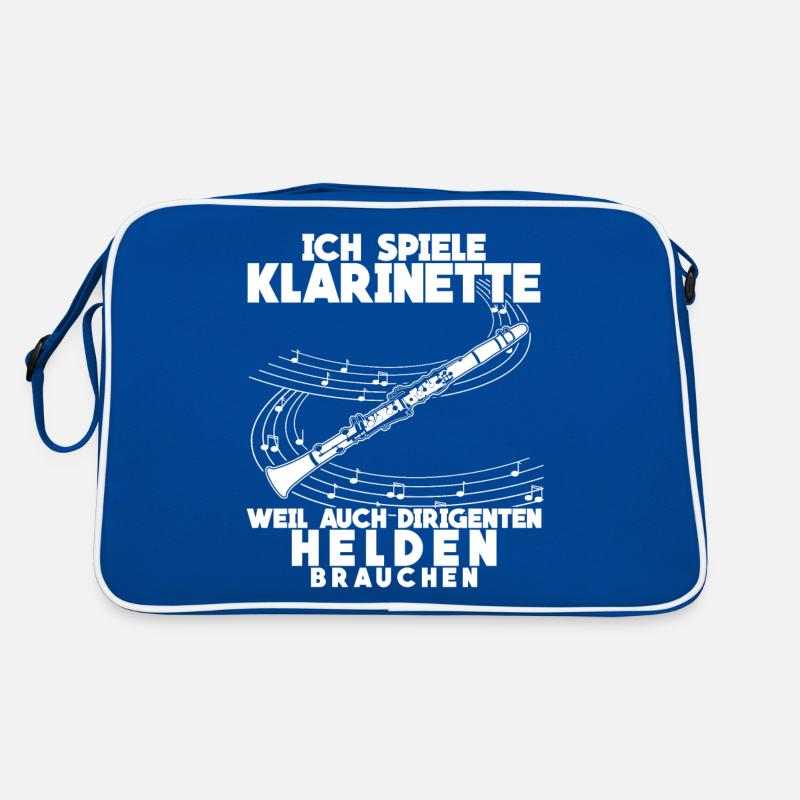 Klarinette - lustiger Dirigenten Spruch Retro Tasche