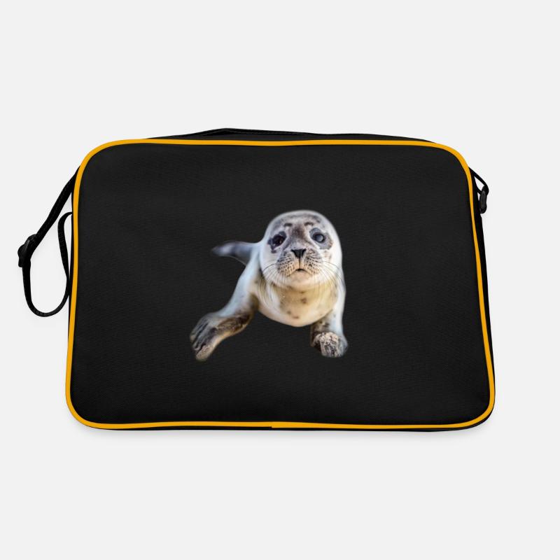 Cadeau de bébé phoque de la mer du Nord Sac Retro