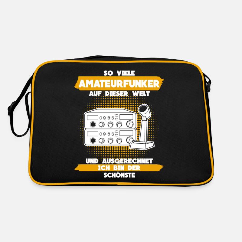 Amateurfunk - Spruch lustig Retro Tasche