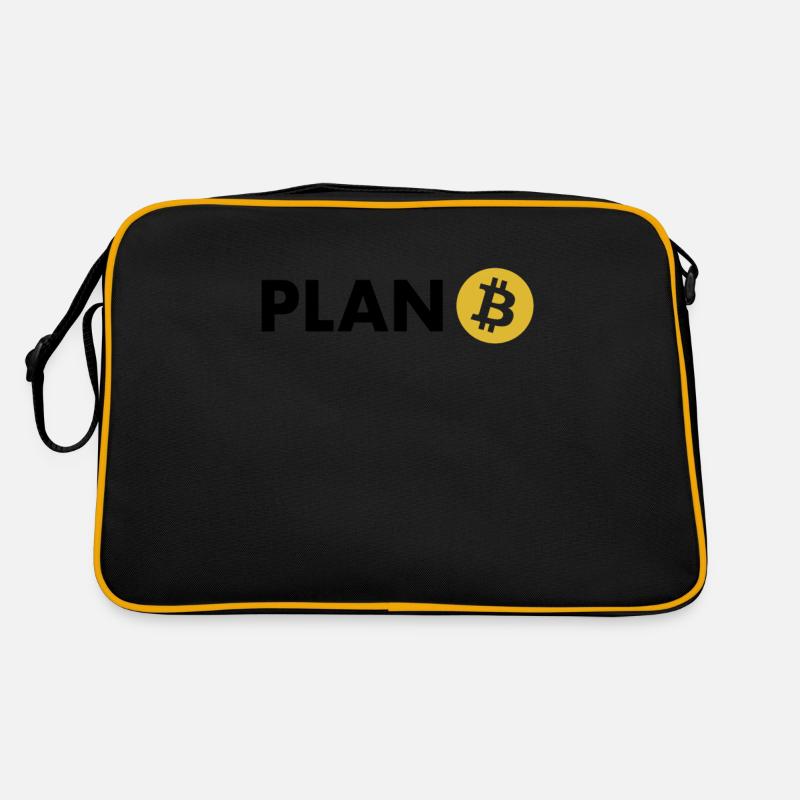 Plan Bitcoin Kryptowährungen - Bitcoin kaufen Retro Tasche