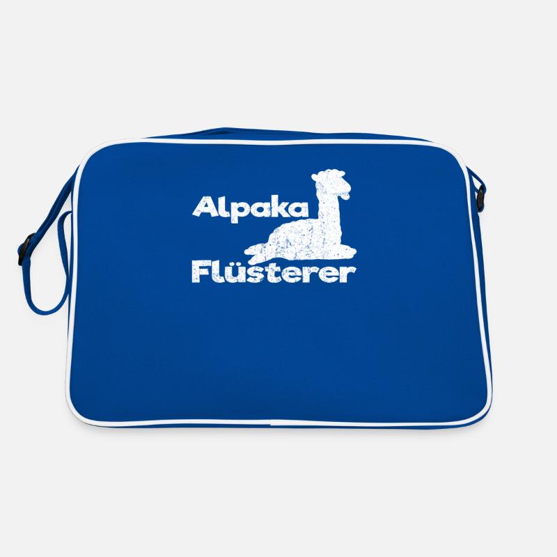 Alpaka Flüsterer Alpakas Lustiges Geschenk Retro Tasche