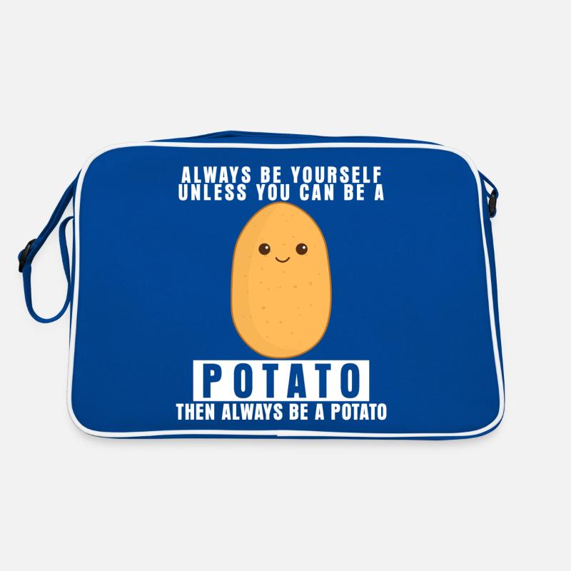 Potato - Be yourself saying funny Retro Bag