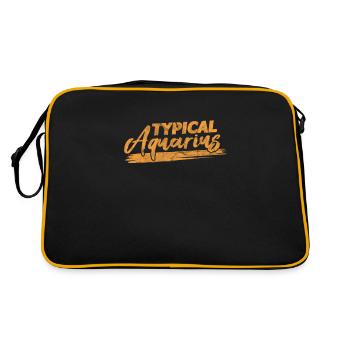 Aquarius - Retro Bag - black/gold - Back