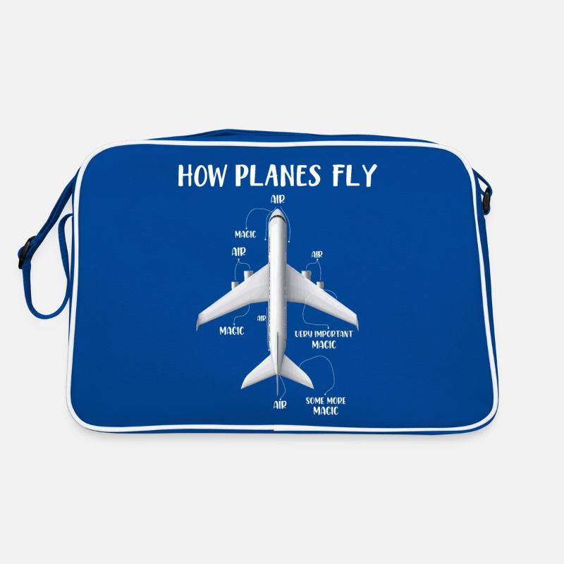 How Airplanes Fly Funny Engineer Gift Retro Bag