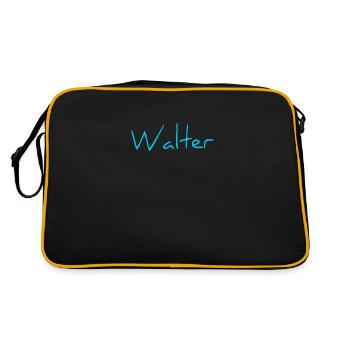 Walter - Retro Bag - black/gold - Back