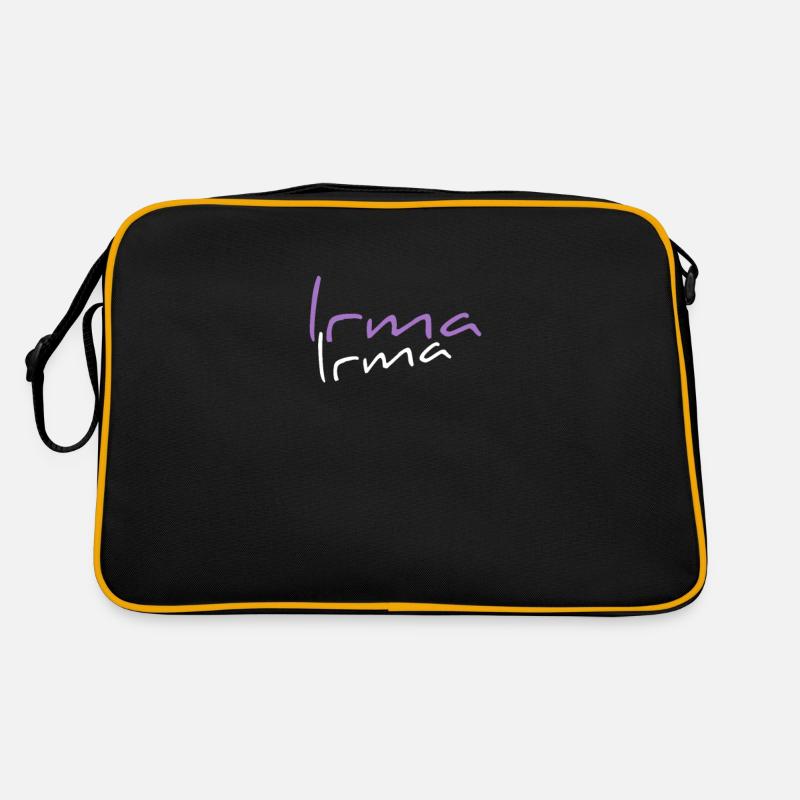 Irma - Retro Tasche - Schwarz/Gold