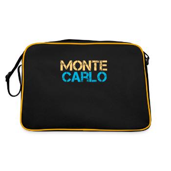 monte Carlo - Sac Retro - noir/or - Dos