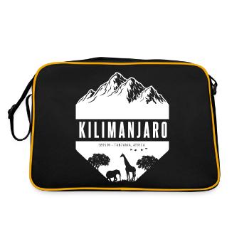 Tanzanie - Sac Retro - noir/or - Dos