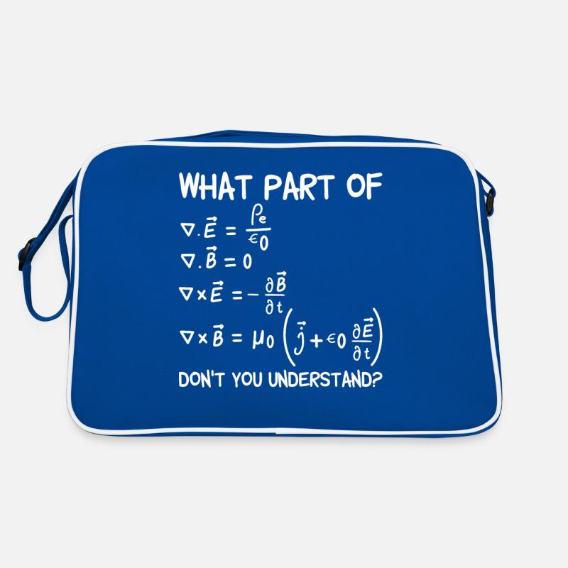 What Part of Maxwell Equations Gift Retro Bag
