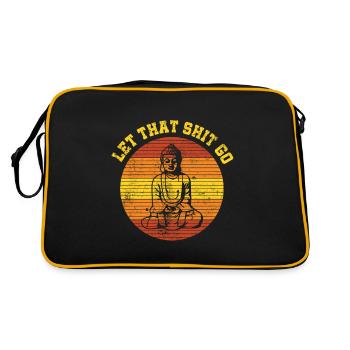 Let That Shit Go - Sac Retro - noir/or - Dos
