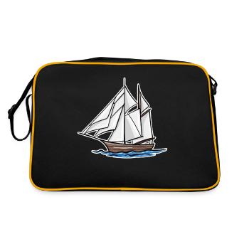 Boat - Retro Bag - black/gold - Back