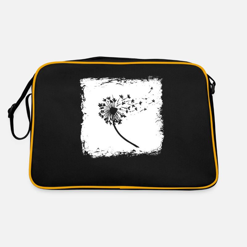 A Nice Blowball Dandelion Make A Wish Retro Bag