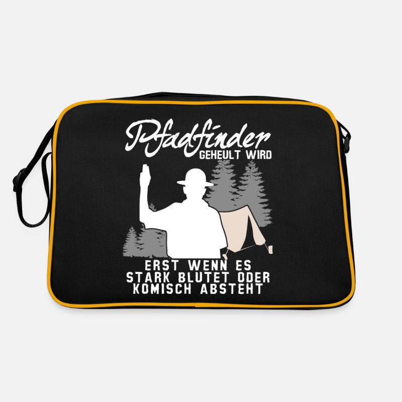 Pfadfinder Spruch Pfadfinderin Witz Retro Tasche