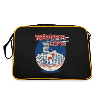 Ramen Life - Sac Retro - noir/or - Dos