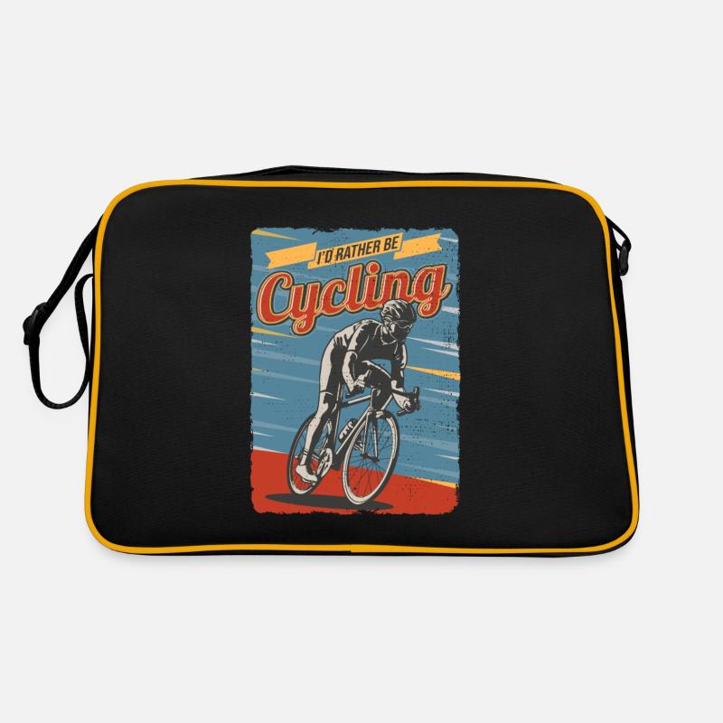 I'd rather be Cycling Retro Bag
