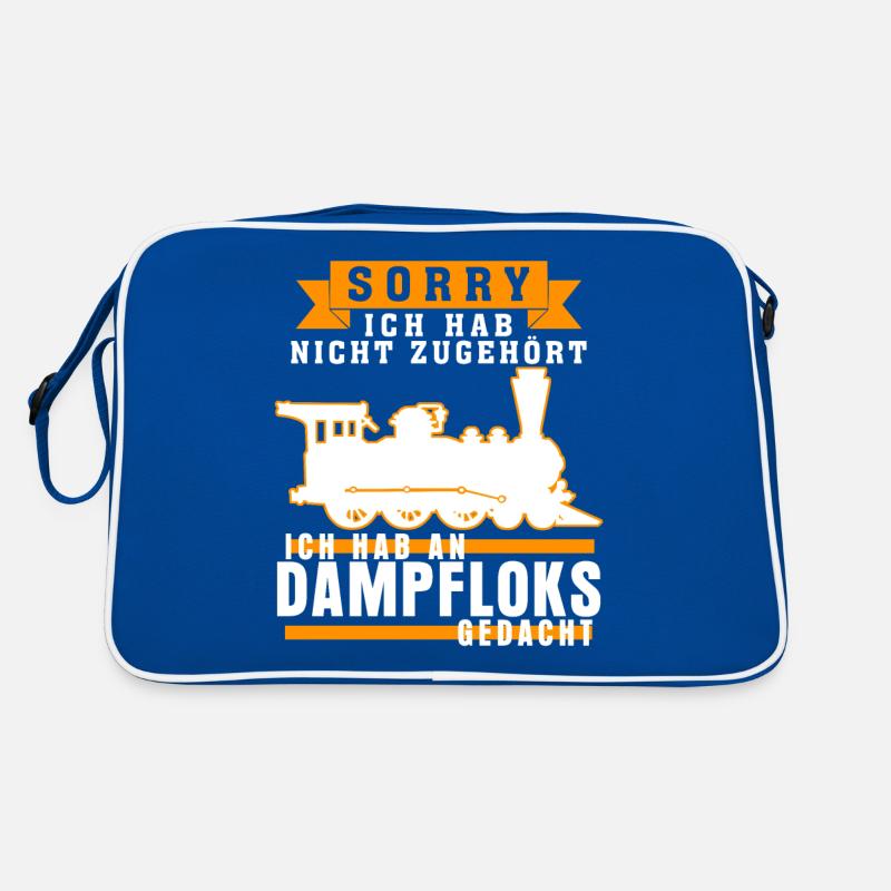 Dampflok Spruch Eisenbahn Dampfloks Retro Tasche