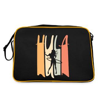 Damen Hulahoop Training Hula Hupp Sport Huller - Sac Retro - noir/or - Dos