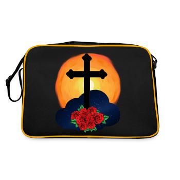 Die Death Cross Resurrection Beyond Jesus - Retro Bag - black/gold - Back