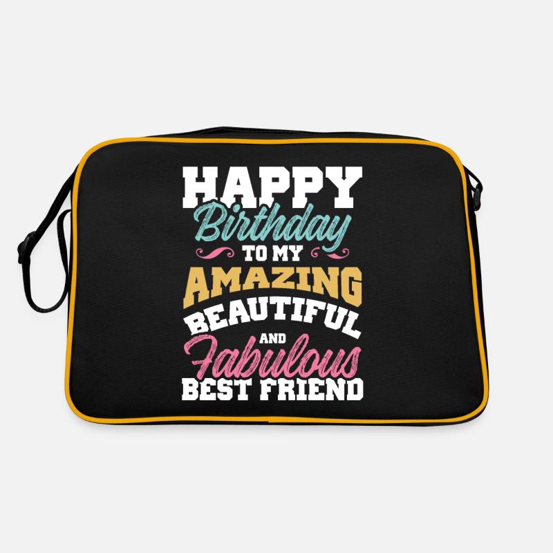 geburtstag feiern Retro Tasche