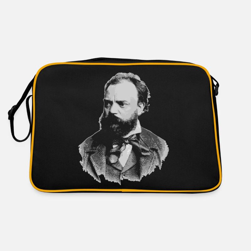 Antonin Dvorak - Retro Tasche - Schwarz/Gold