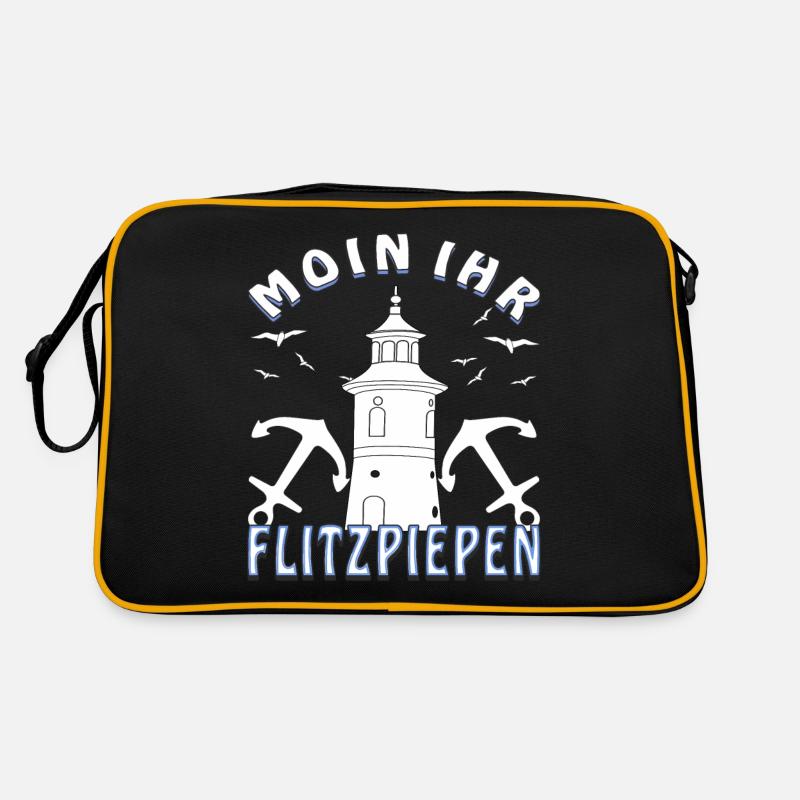 MOIN IHR FLITZPIEPEN Retro Tasche