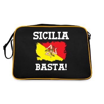Sicile Rengaine - Sicilia - Sac Retro - noir/or - Dos