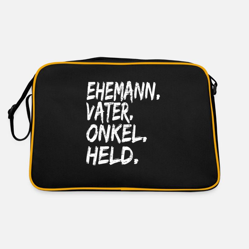 Ehemann Vater Onkel Held Retro Tasche