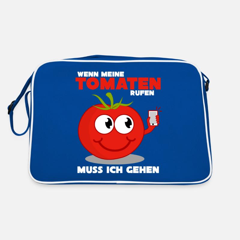 Tomaten Tomate Spruch Witz Retro Tasche