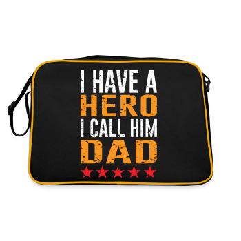 Meilleur papa I meilleur papa - Sac Retro - noir/or - Dos