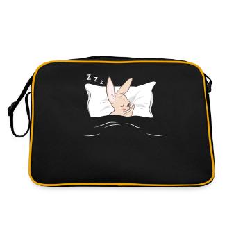 Sleep shirt Pajama Pyjama Sleepsuit Nightgown - Retro Bag - black/gold - Back