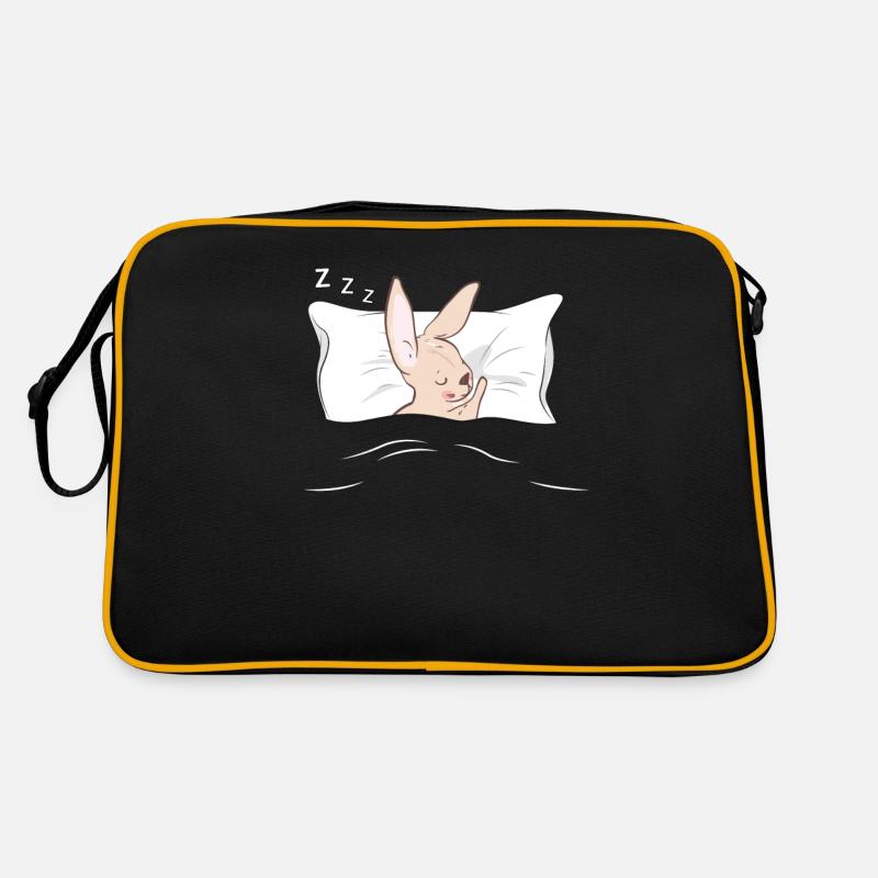 Pyjama pyjama lapin - Sac Retro - noir/or