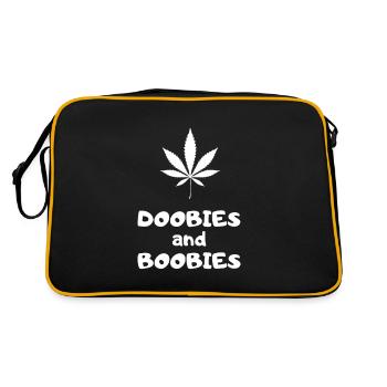 Doobies and BoobiesDoobies and Boobies Chanvre M - Sac Retro - noir/or - Dos