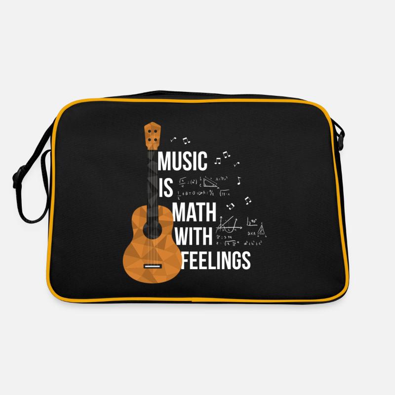 Musician Student Mathematics Lessons Learning Retro Bag