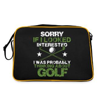 golf golf - Sac Retro - noir/or - Dos
